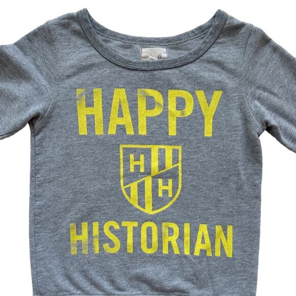 Peek Happy Historian Pullover Crew Sweatshirt Size M(6-7) - Picture 2 of 4
